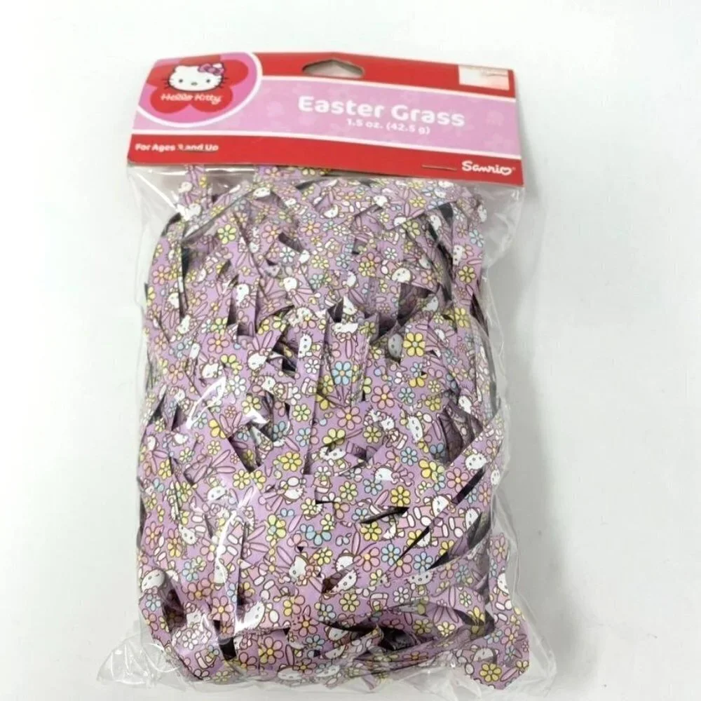 Hello Kitty Easter Grass Gift Wrap